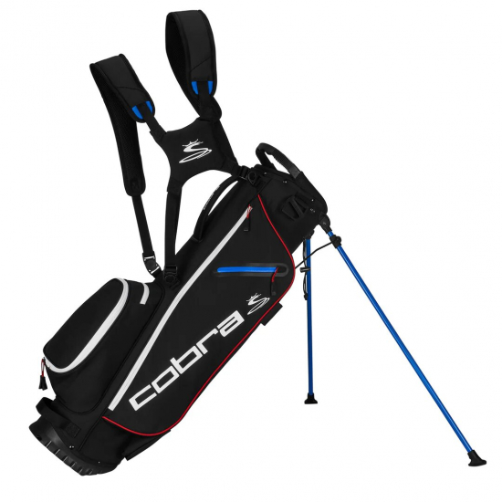 Cobra Ultralight Sunday - Brebag -Svart/Bl i gruppen Golfhandelen / Golfbagger / Brebag hos Golfhandelen Ltd (UL-Sunday-Blk-Blue)